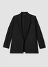 Boiled Wool Jersey Long Blazer
