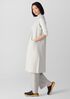 Lightweight Boiled Wool Shawl Collar Vest in Regenerative Wool