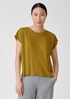 Organic Linen Jersey Square Top