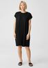 Fine Jersey Cap-Sleeve Dress