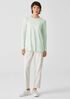 Fine Jersey Crew Neck Top