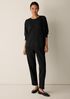 Cozy Brushed Terry Hug Slouchy Pant