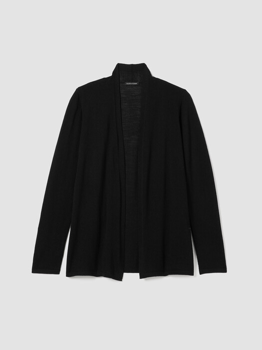 Fine Merino Cardigan in Regenerative Wool