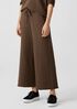 Organic Cotton French Terry Wide-Leg Pant