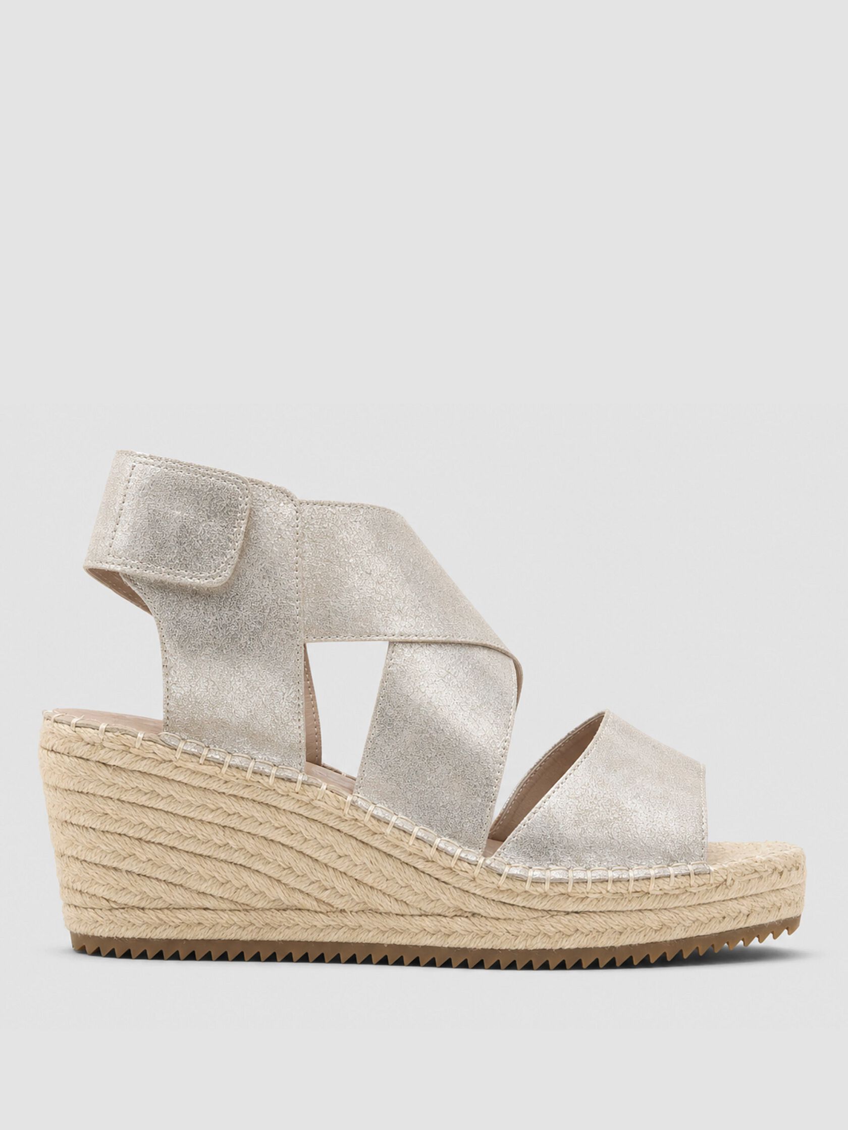 Willow Metallic Suede Wedge Espadrille