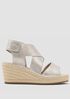 Willow Metallic Suede Wedge Espadrille