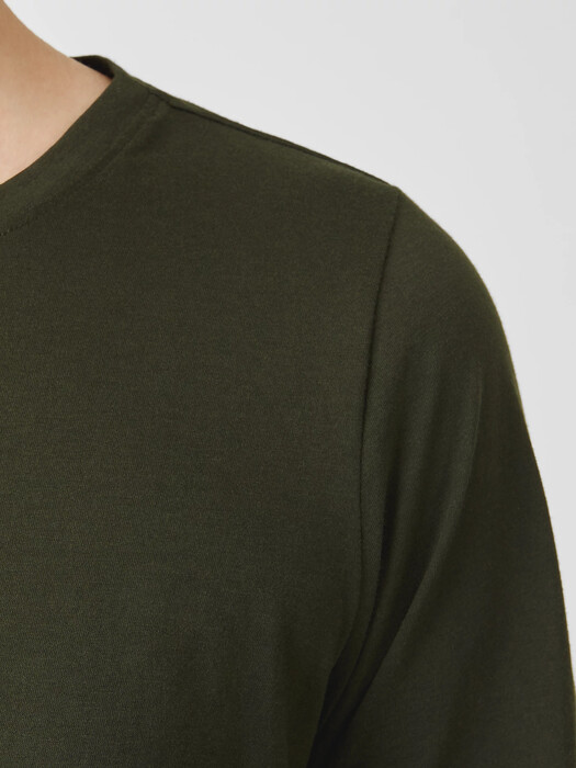 Organic Pima Cotton Jersey Round Neck Tee