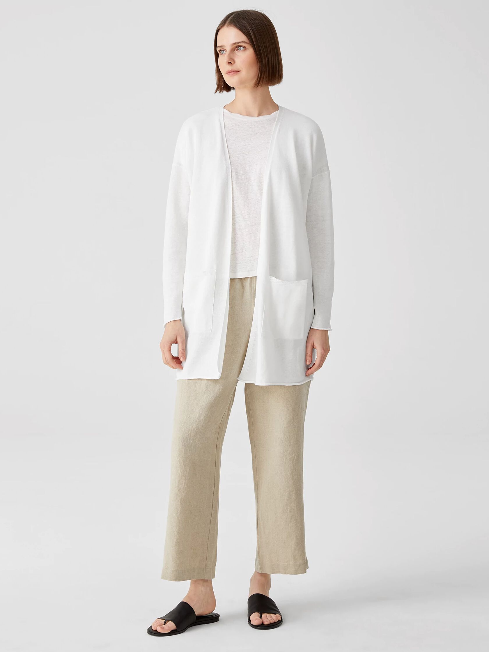 Organic Linen Cotton Cardigan