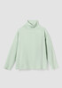 Cozy Brushed Terry Hug Funnel Neck Box-Top