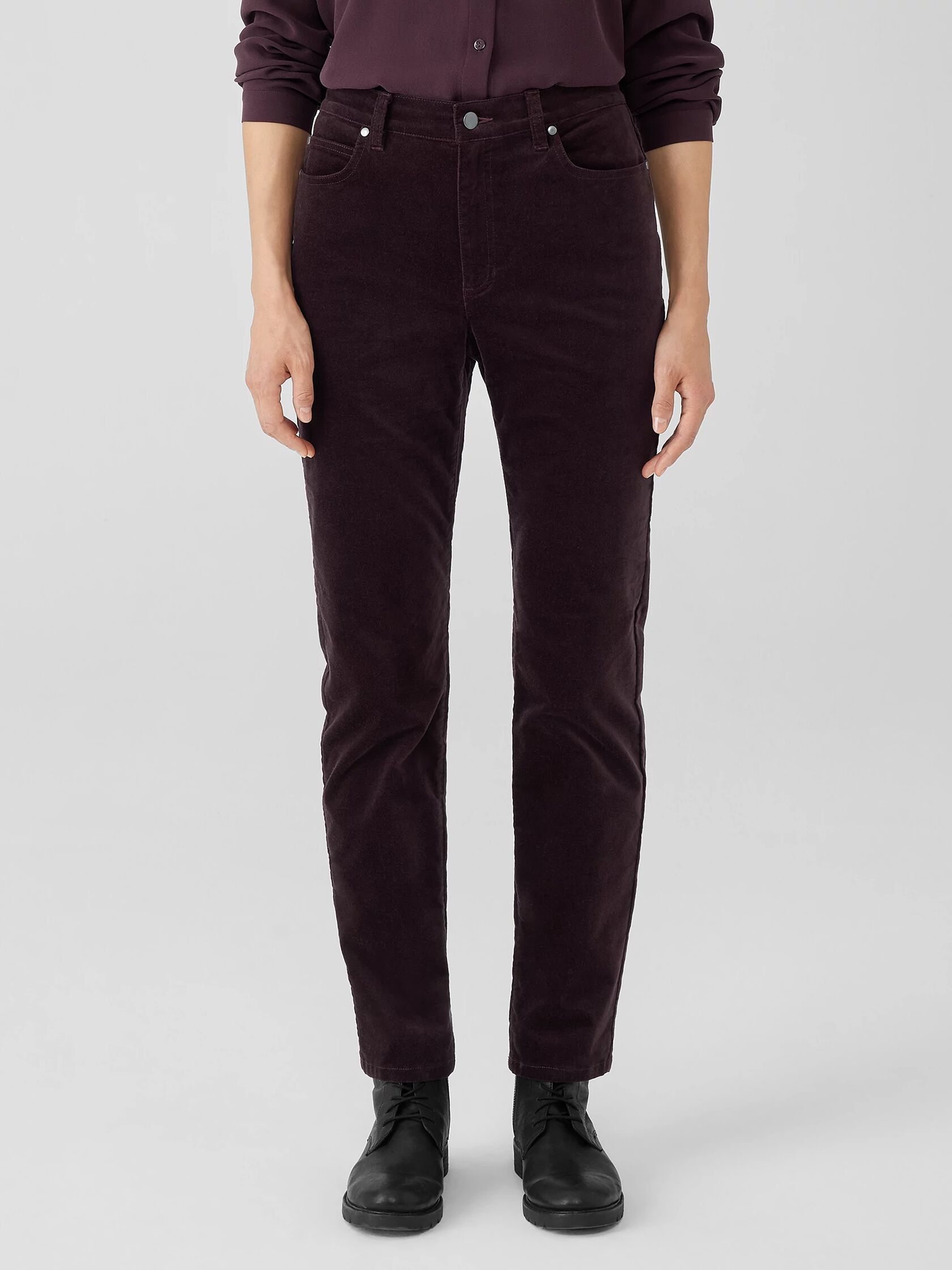 Organic Cotton Stretch Velveteen Pant