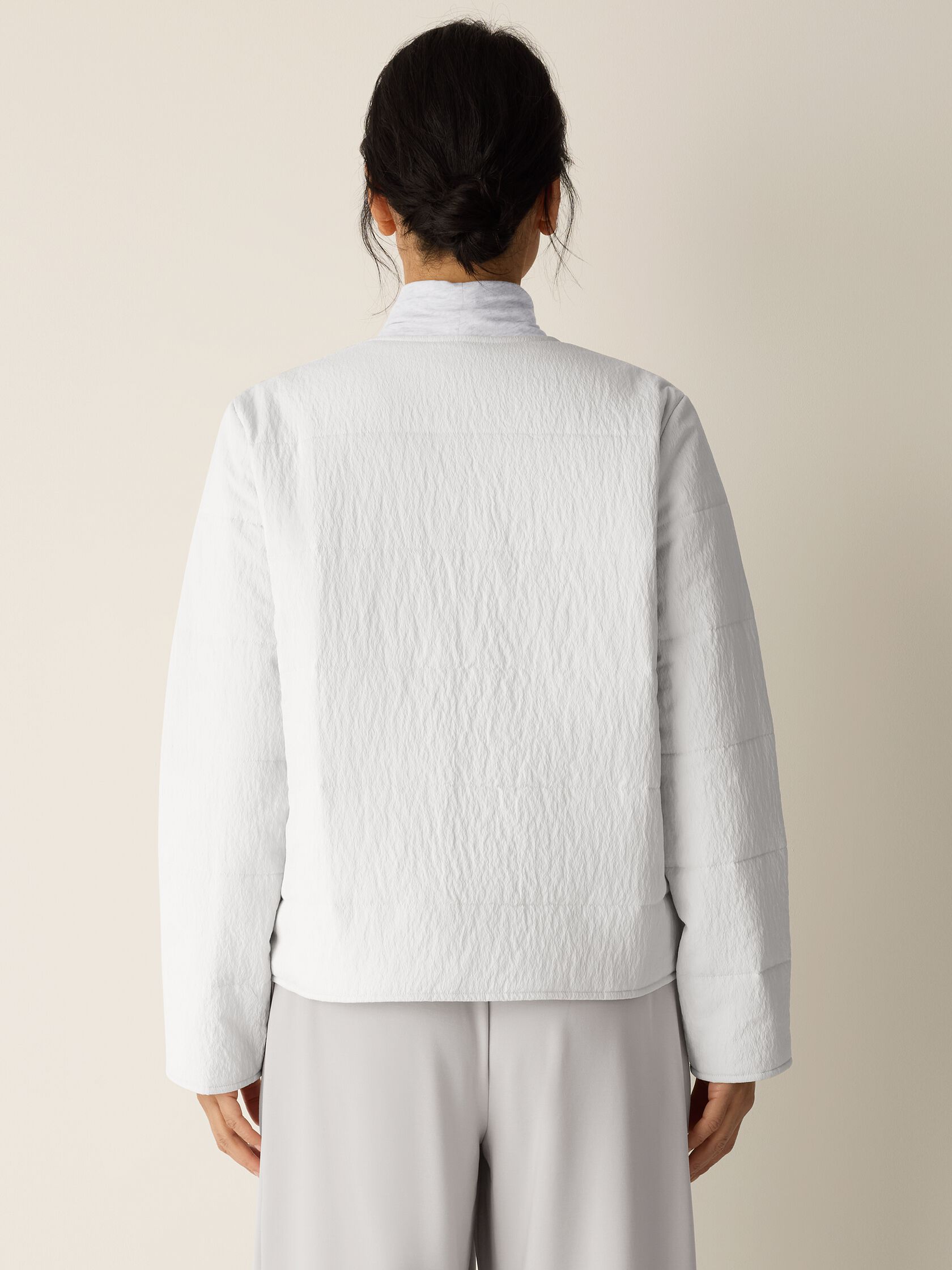 Silk Nylon Quilted Jacket