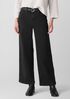 Cotton Stretch Denim Wide-Leg Jean