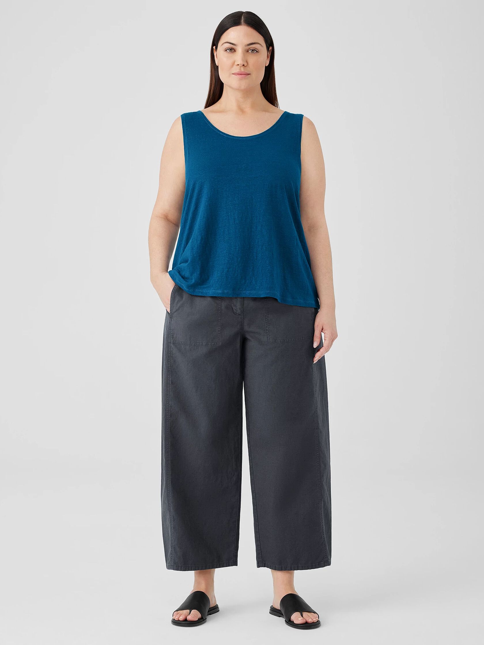 Organic Linen Jersey Tank