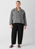 Organic Cotton Tweed Short Blazer