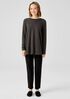 Fine Jersey Crew Neck Top