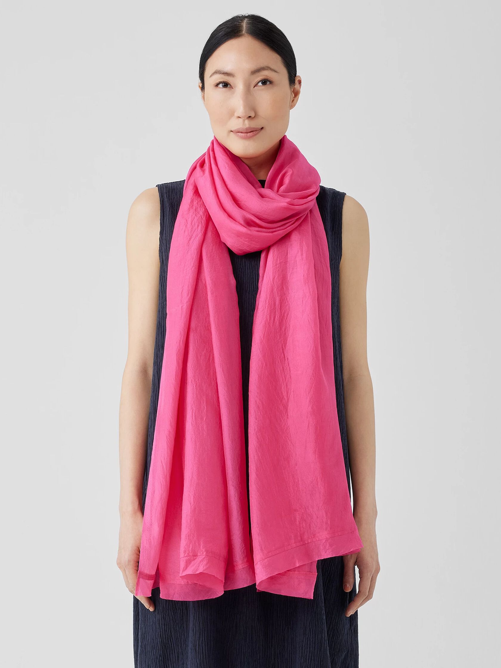 Washed Silk Parachute Scarf