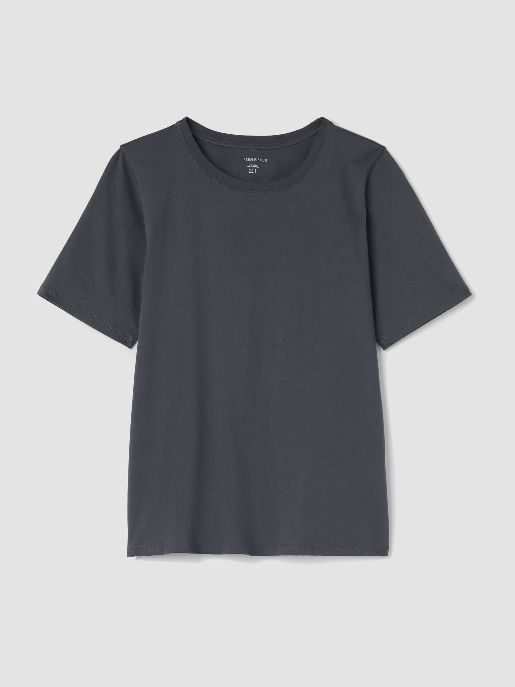Organic Pima Cotton Jersey Round Neck Tee