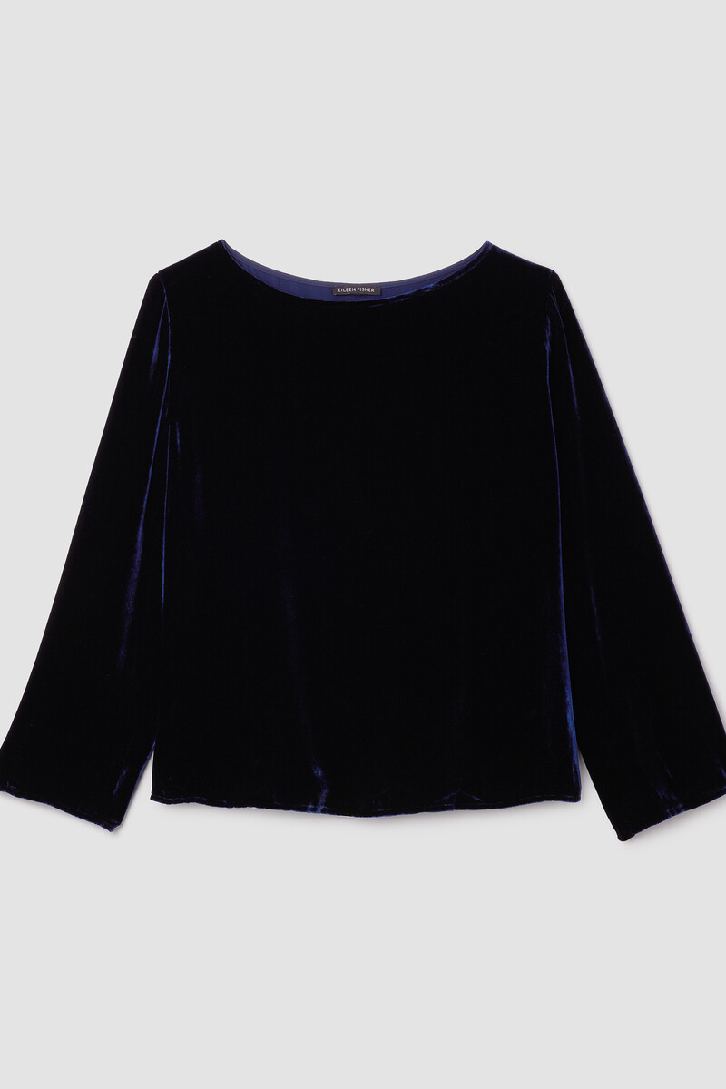 Velvet Bateau Neck Top Velvet Bateau Neck Top