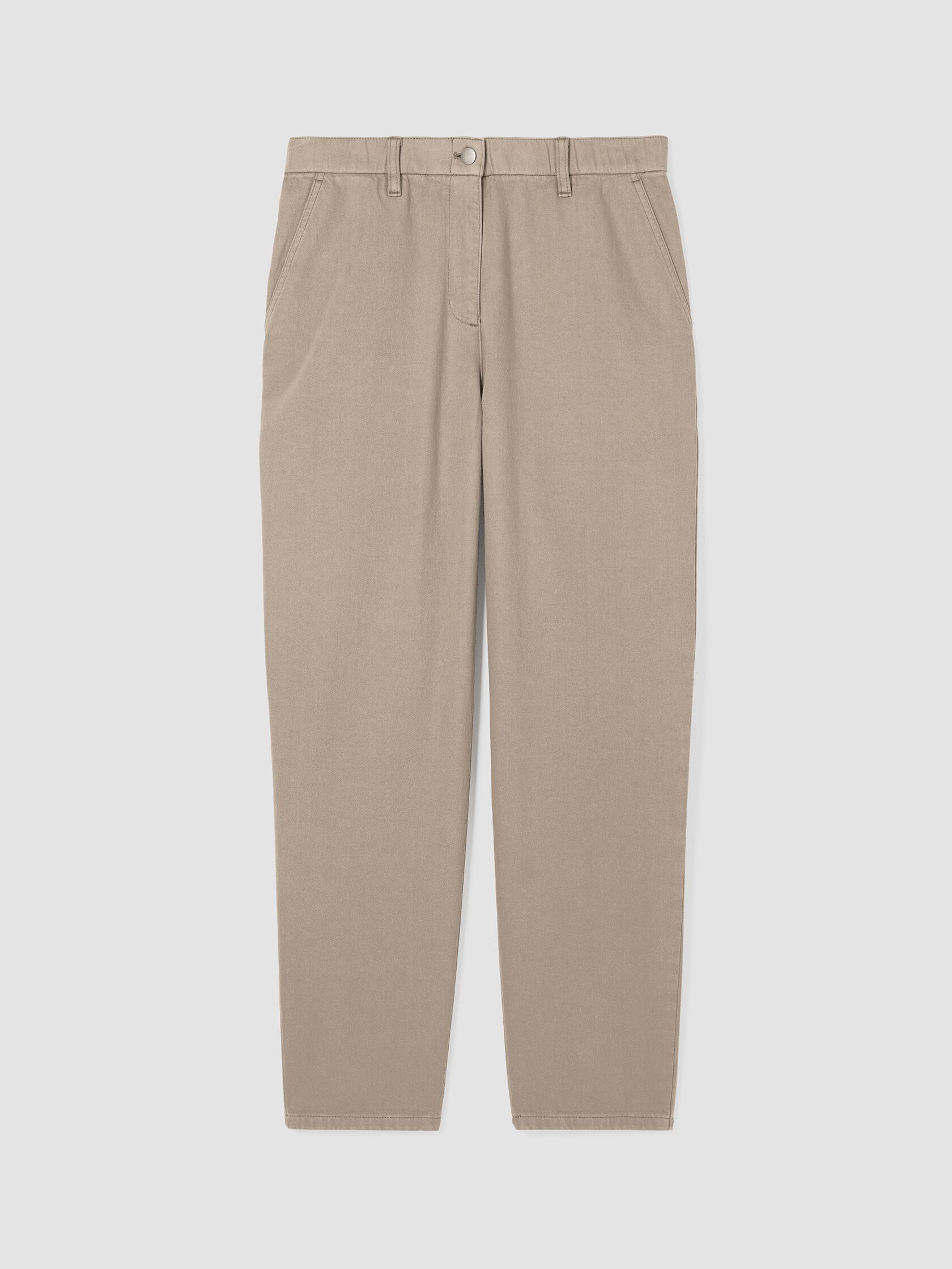 Garment-Dyed Utility Organic Cotton Tapered Pant