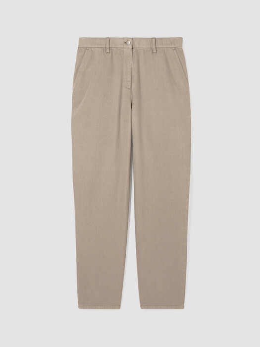Garment-Dyed Utility Organic Cotton Tapered Pant