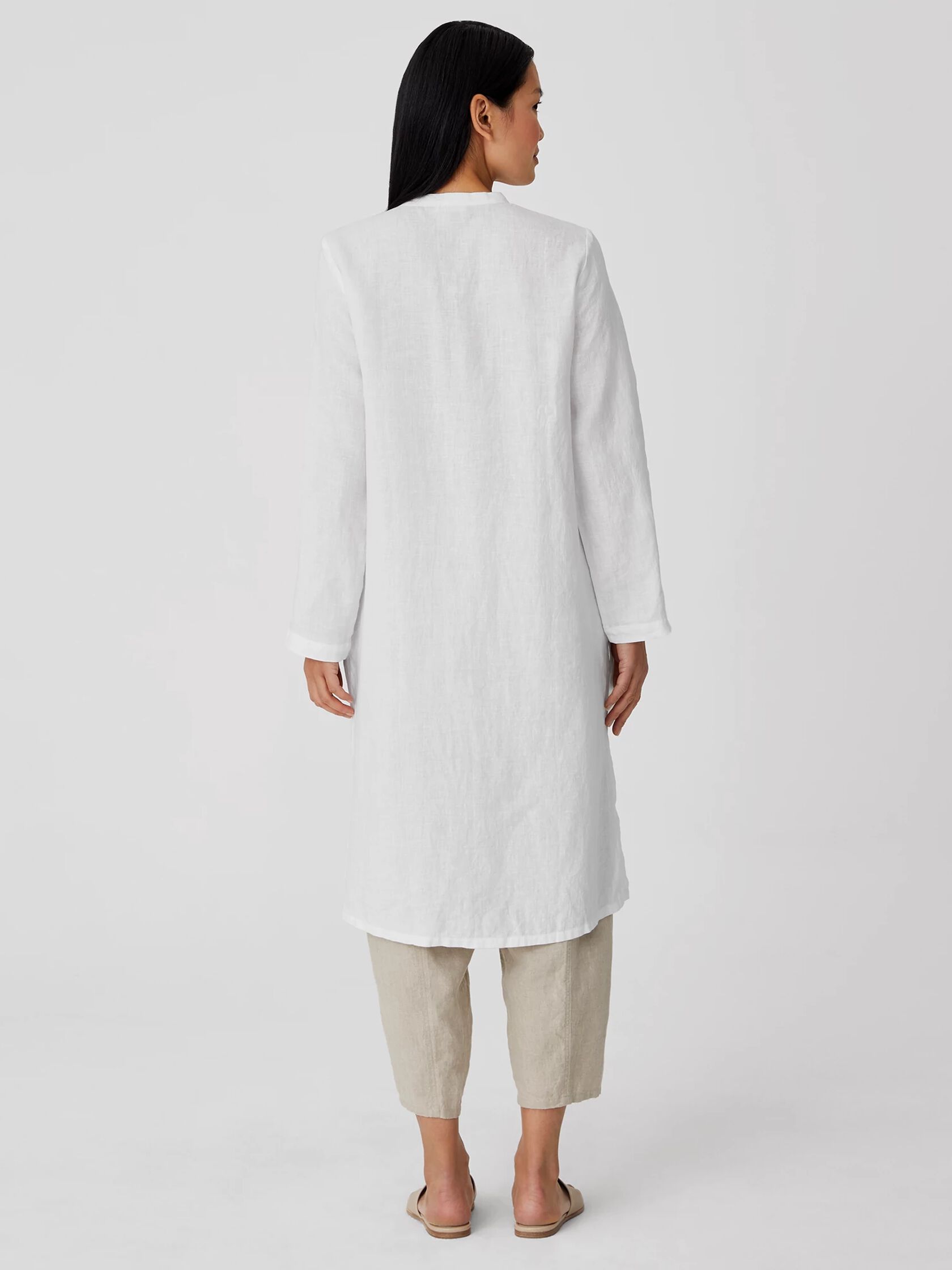Organic Handkerchief Linen Long Shirt