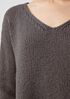 Peruvian Organic Cotton Crimp V-Neck Top