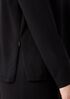 Stretch Jersey Knit Side-Zip Box-Top