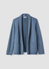 Organic Cotton French Terry Shawl Collar Jacket