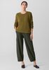Washable Stretch Crepe Cargo Pant