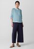 Peruvian Organic Cotton Cord Crew Neck Top