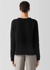 Peruvian Cotton Blend Crew Neck Top