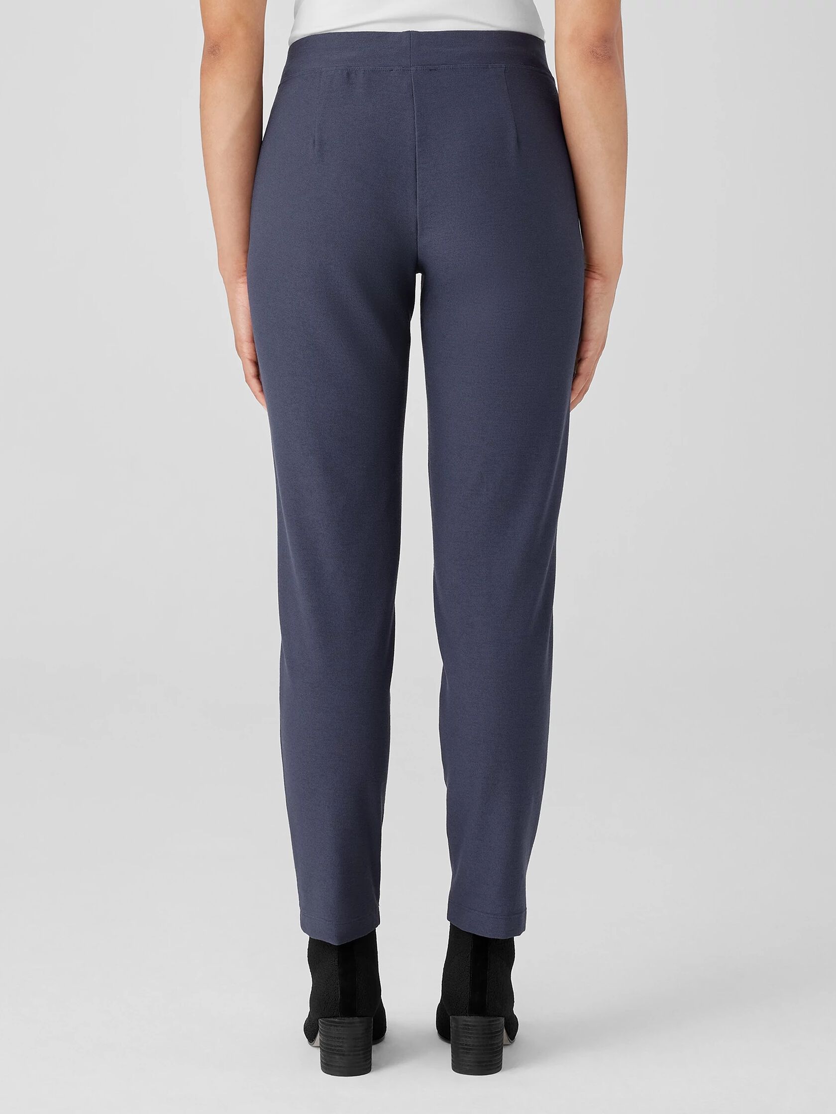 Washable Stretch Crepe Slim Pant