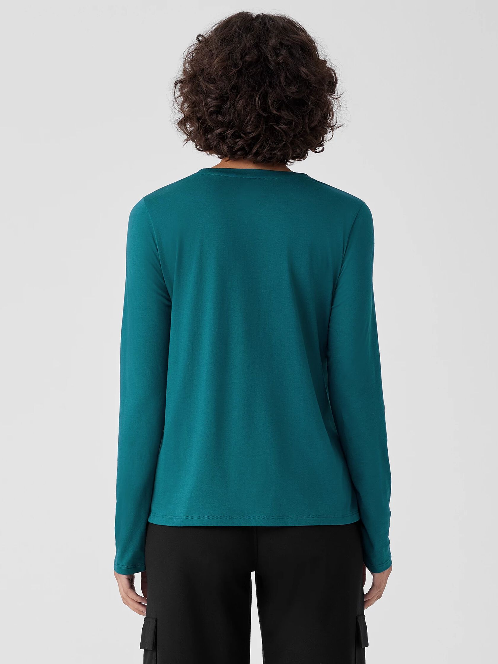 Organic Pima Cotton Jersey Long-Sleeve Tee