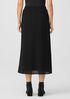 Accordion Silk Jacquard Skirt