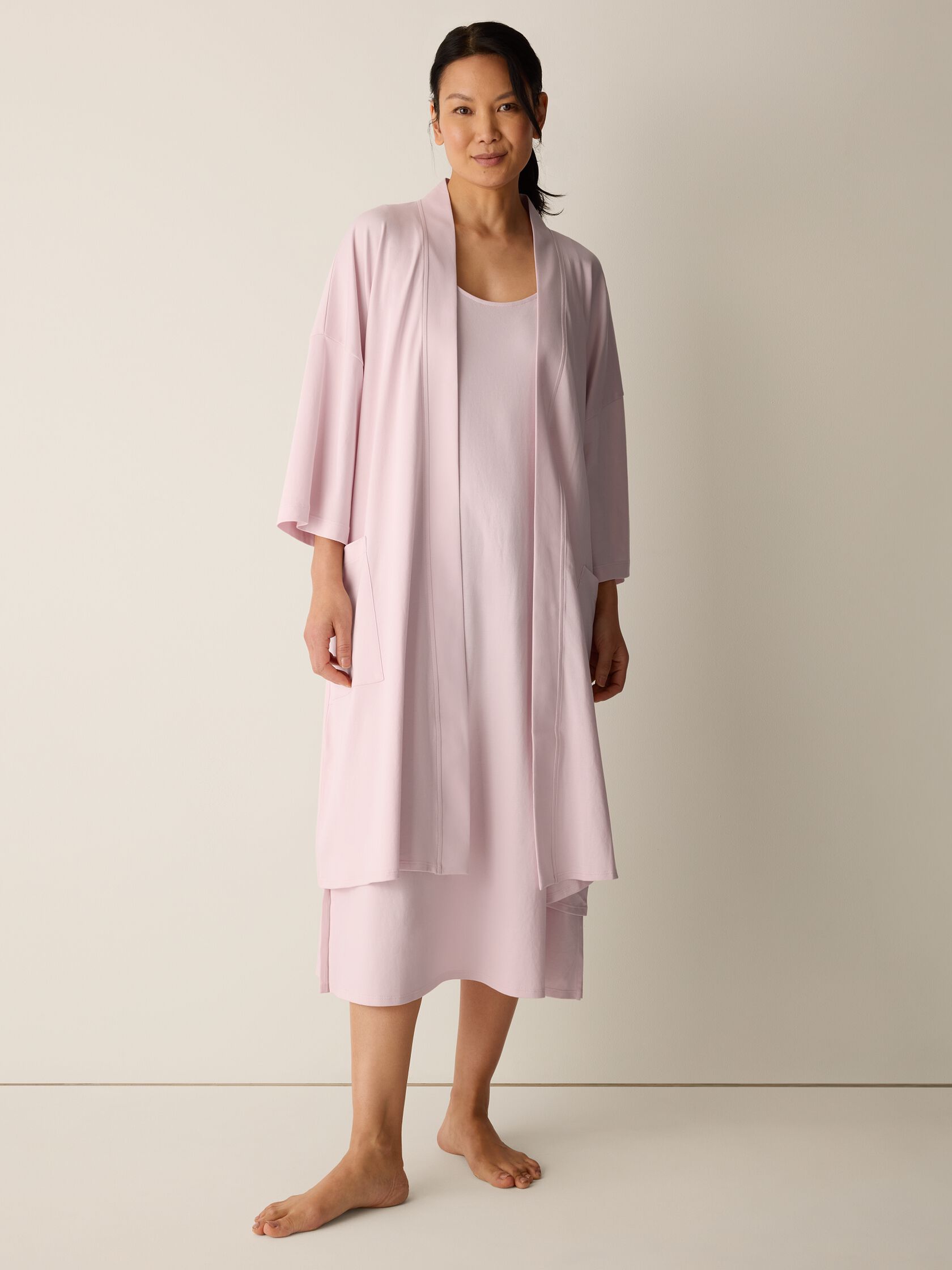 Organic Cotton Interlock Sleep Robe