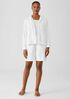 Lightweight Organic Cotton Terry Hooded Top