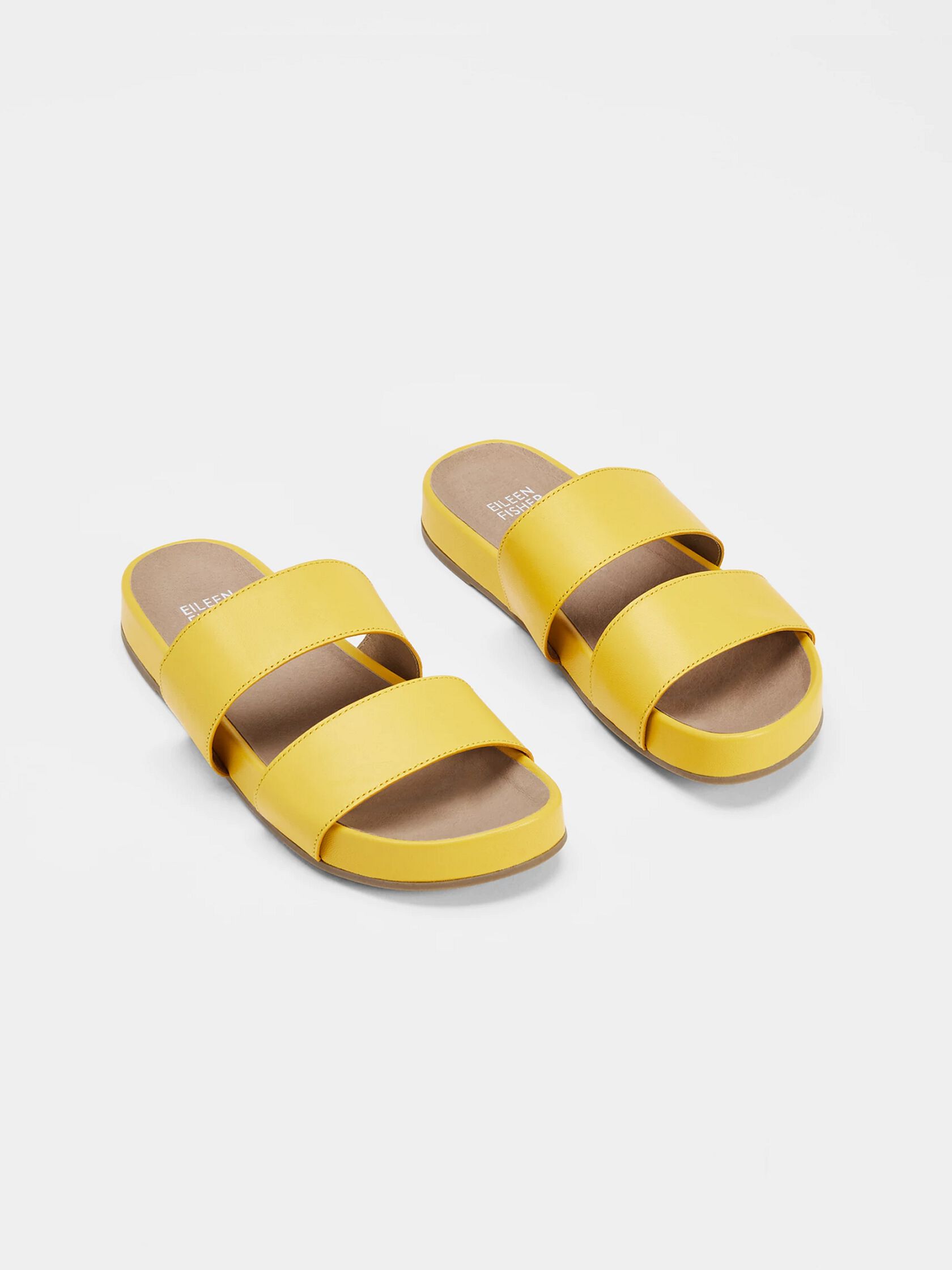 Deed Smooth Leather Slide Sandal
