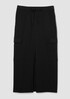 Pima Cotton Stretch Jersey Cargo Skirt