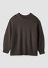 Cotton & Recycled Cashmere Crew Neck Top