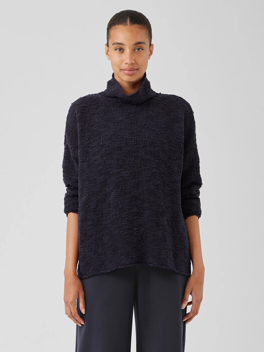 Wool Slub Turtleneck