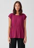 Fine Jersey Jewel Neck Top