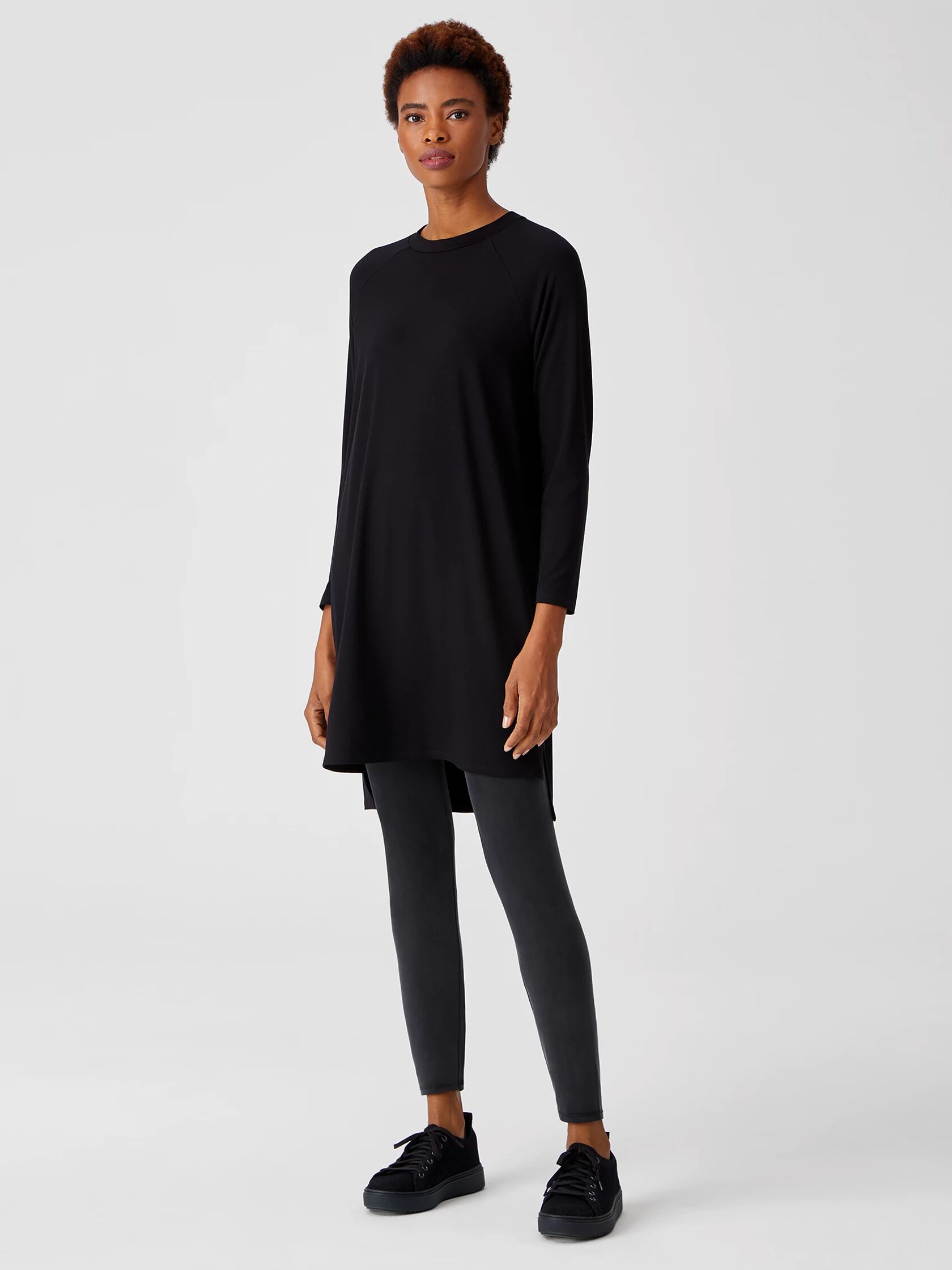 Sueded Cupro Knit Ankle Legging