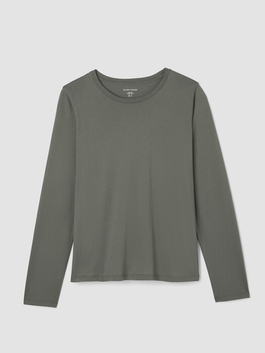 Organic Pima Cotton Jersey Long-Sleeve Tee