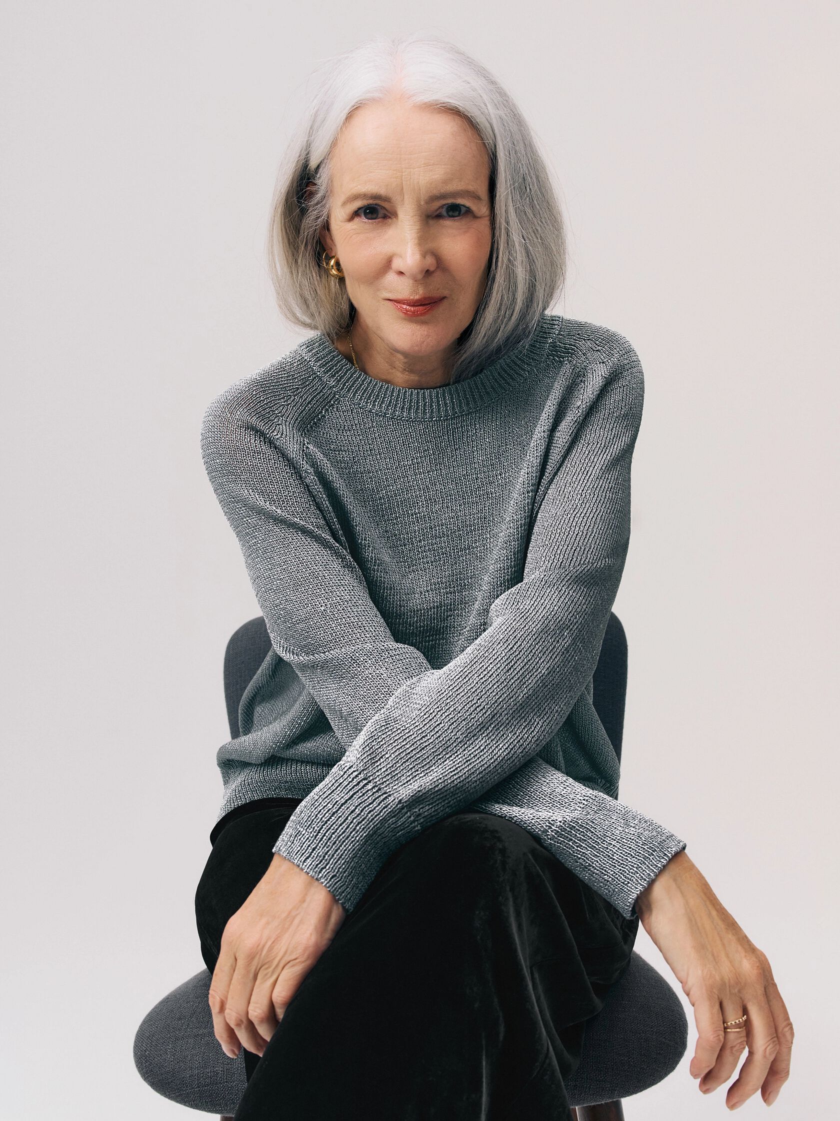 Sleek Viscose Wedge Sweater