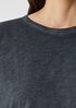 Organic Cotton Hazy Slub Crew Neck Tee
