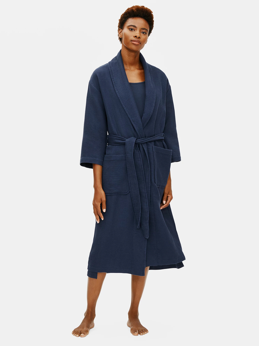 Organic Cotton Waffle Spa Robe