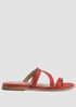 Kira Tumbled Leather Sandal