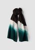 Hand-Dyed Wool Gauze Scarf