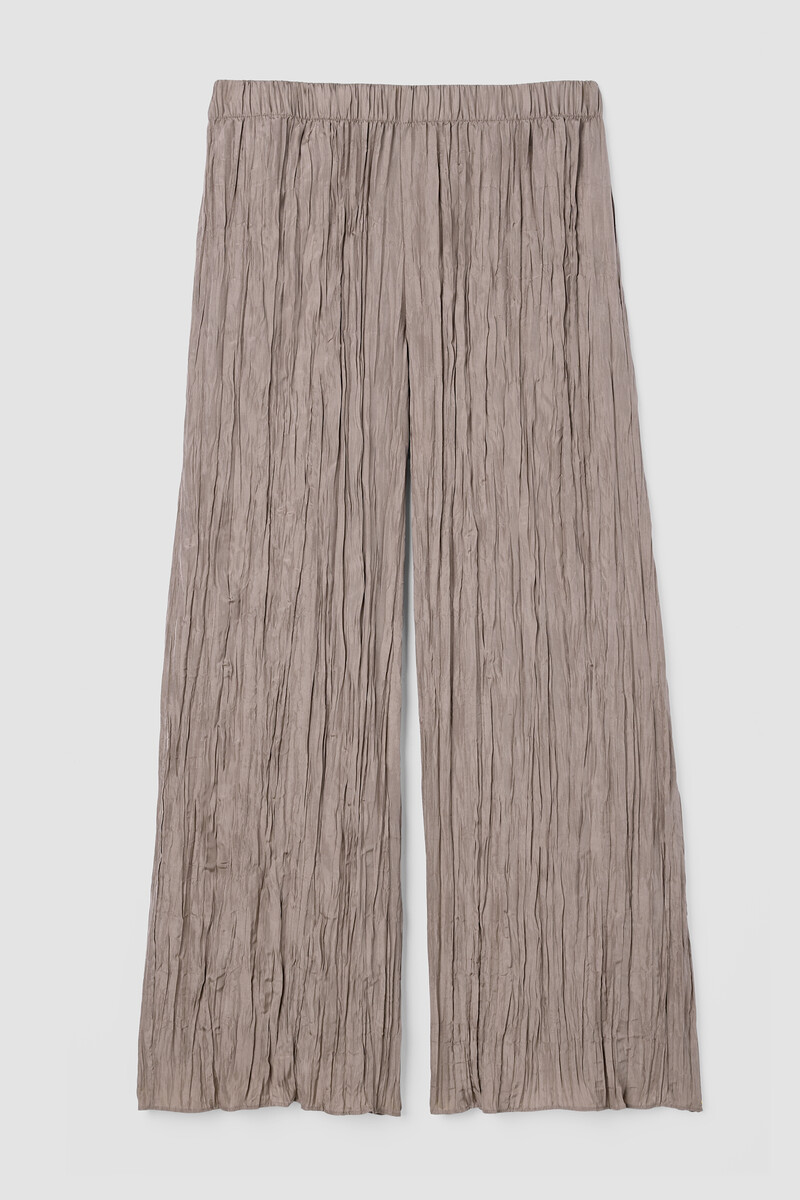 Crushed Silk Wide-Leg Pant Crushed Silk Wide-Leg Pant