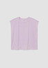 Organic Linen Jersey Shirred-Back Top